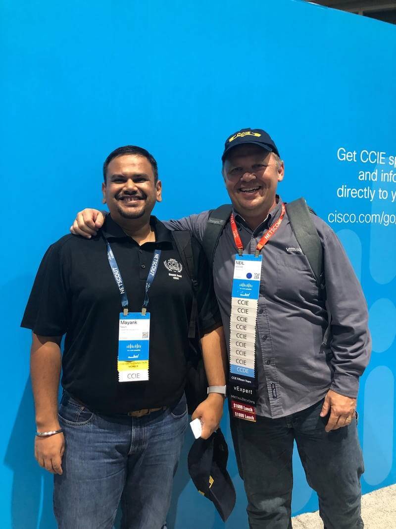 Neil Moore na #CLUS - 8 x CCIE i CCDE